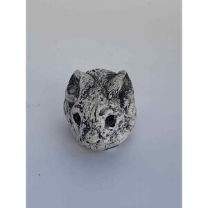 Bunny Figurine Made From Mt. St. Helens Ash